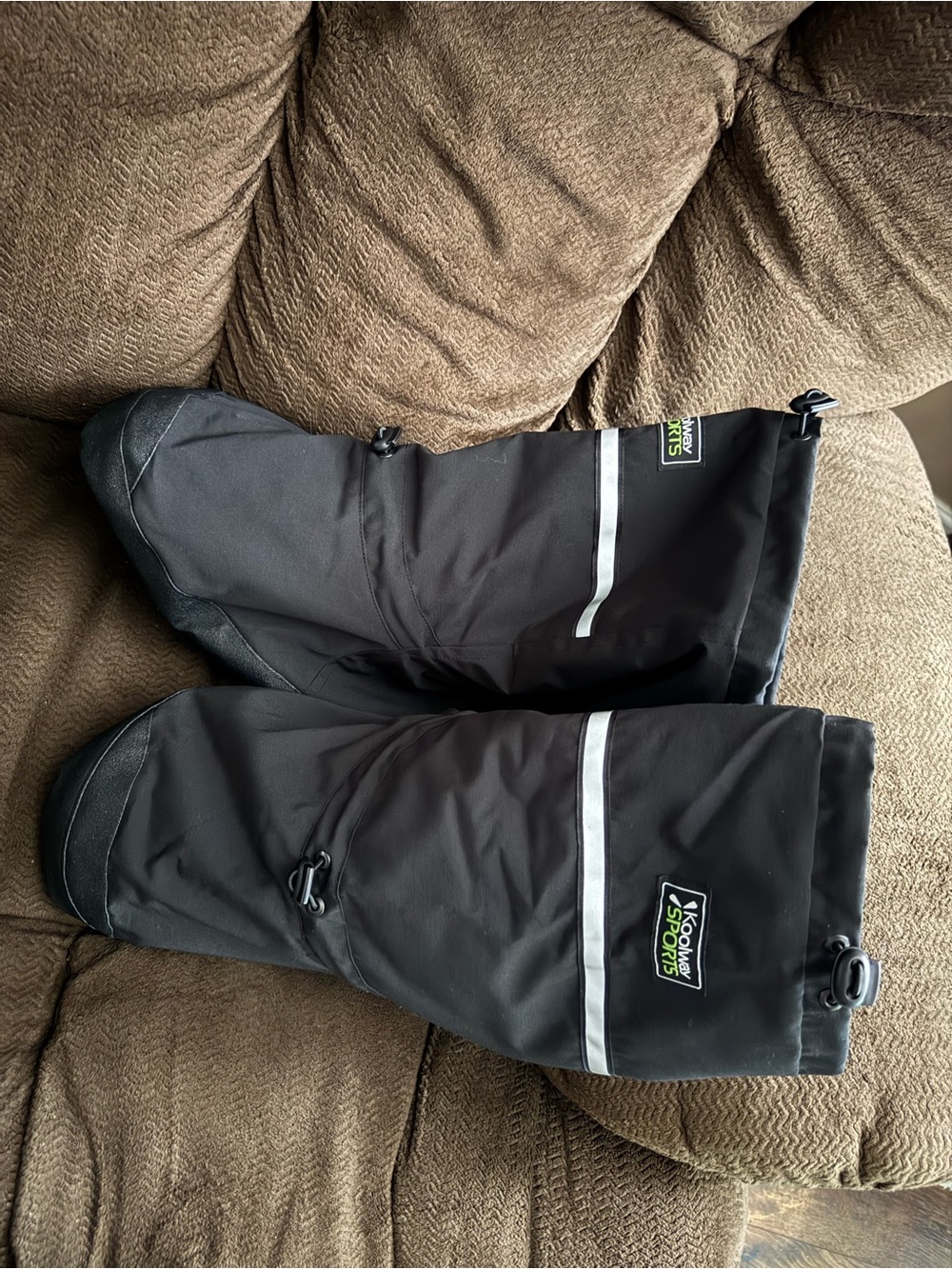 Koolway Sports Black Gaiters with Reflective Strip